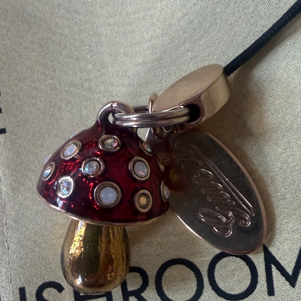Gucci Red and Gold Mushroom Key Charm “shroomie”